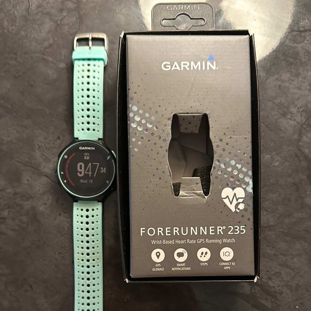 garmin Forerunner 235 Mint Green Running GPS Watch